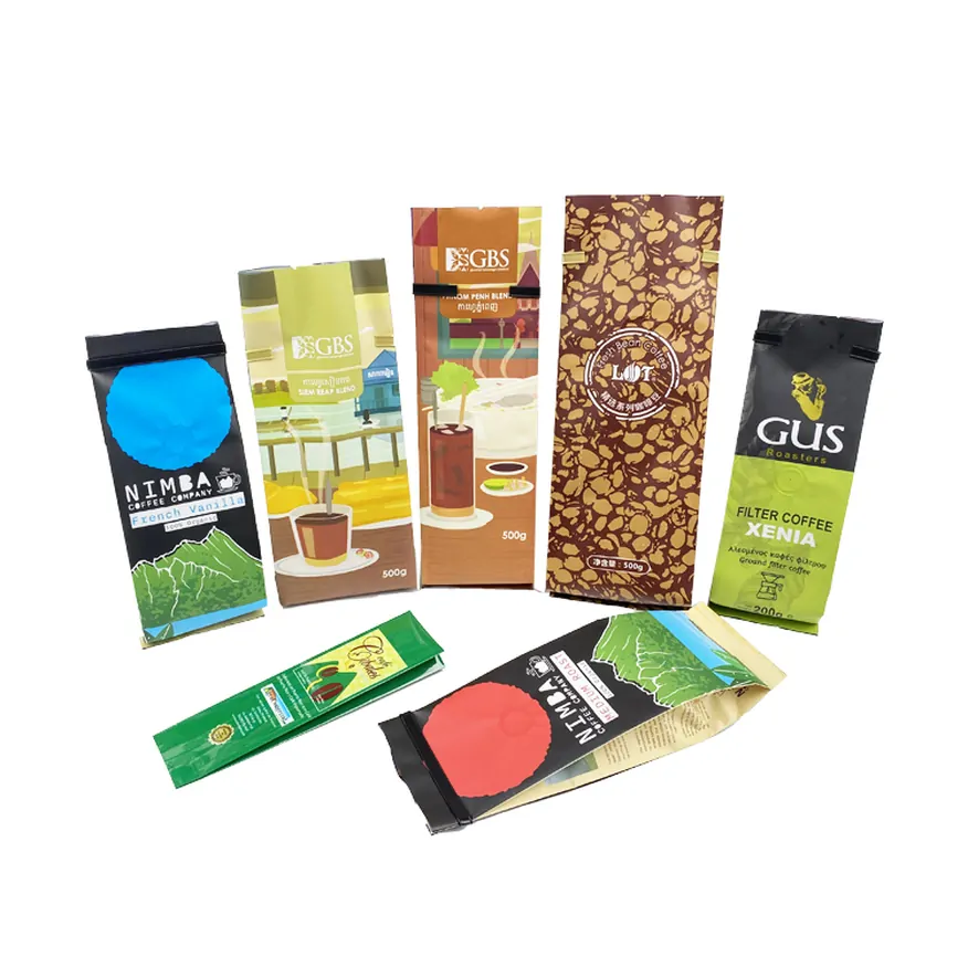 side gusset coffee bag